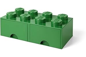 Room Copenhagen Lego Brick Drawer 8 Knobs Dark Green