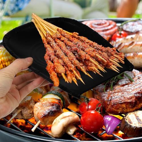 Plato para sushi y bandeja negra mate 9 pulgadas miniatura 5