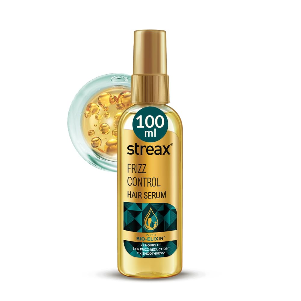 Click to open expanded view Streax Anti Split Hair serum, 100 ml I with Bio - Elixir I Controls split ends I 82% reduction in Split Ends I 60% reduction in dryness