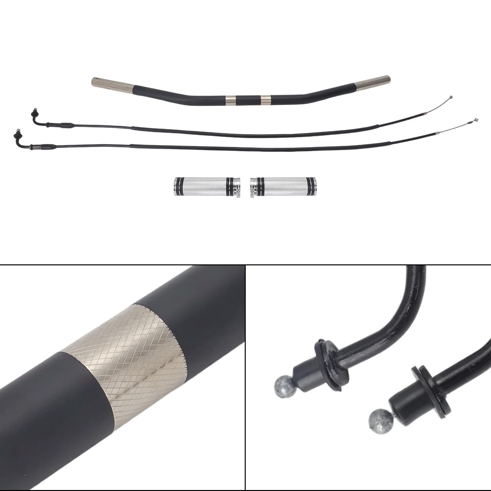Guidon de frein de 2,5 cm avec câble d'accélérateur de 110 cm pour Sportster XL 2007+