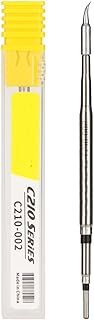 Zyyini C210-002 Curved Tips, Stainless Steel Welding Iron Tips, Universal Soldering Iron Tips, for T210 T26 Soldering Station Handle, Suitable for fine Soldering or Small Soldering Areas