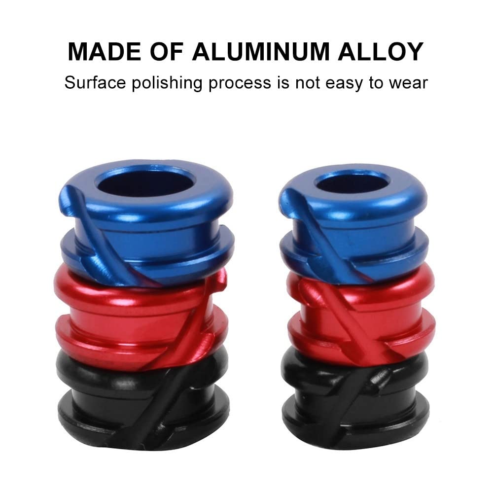 DONGKER 3Pcs Peep Sight 1/4 3/16 Tiro con L'Arco Tubo in Silicone per Arco Compound
