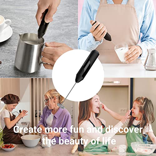 image for ELEOPUS Milk Frother Handheld Electric Coffee frother Chocolate Shaker