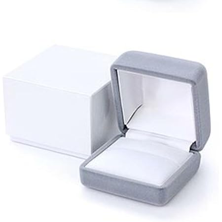 Amazon ノーブランド品 ジュエリーケース 携帯用 リング ボックス ギフトケース 結婚指輪 指輪ケース 収納 宝石 王冠型 スカイブルー ギフトボックス 通販