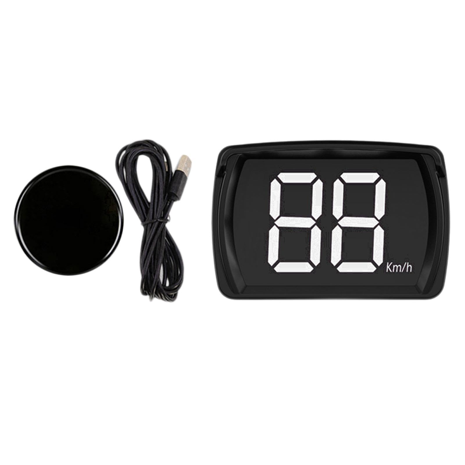 ATORSE Generic Head up Display Speedometer Speed Meter for Vehicles Cars Buses White-image-20