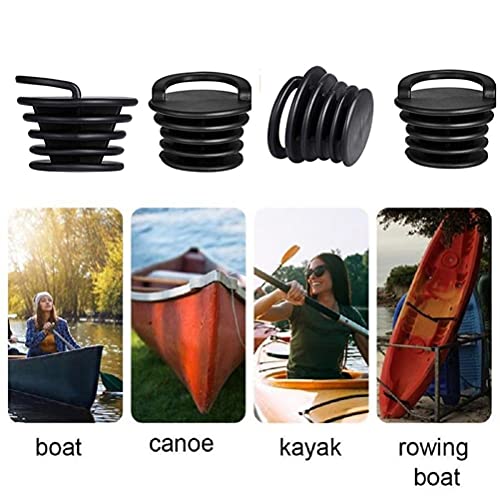 Osuner Plugues Scupper - Tampa impermeável para caiaque, acessórios de canoa, buracos de drenagem, p