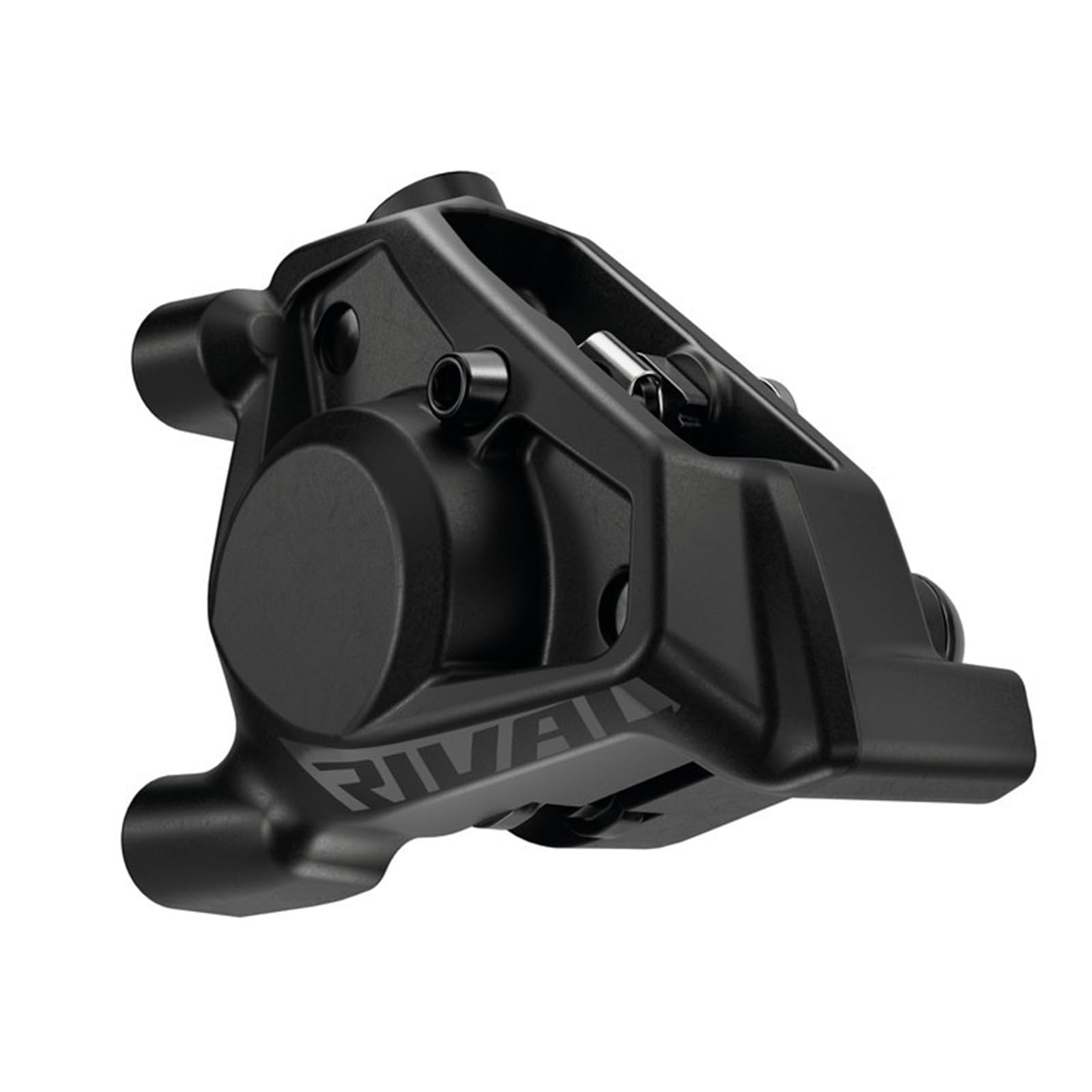 SRAM Rival AXS E1 Flat Mount Pinza Freno Montaggio (Senza Tubo) – Anteriore/Posteriore, Nero, 2 Pezzi con pastiglie Freno