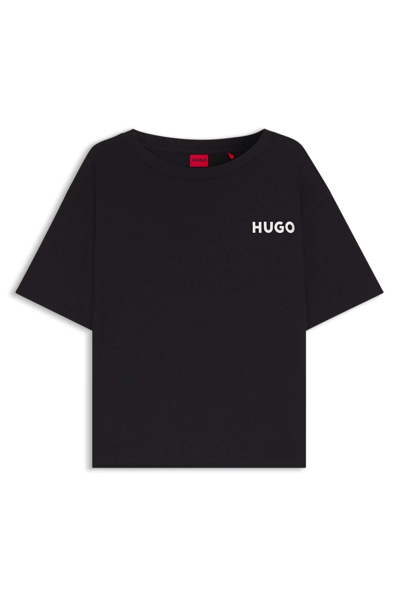 HUGO Damska piżama Unite T_Shirt, Black 1, S, czarny (Black1), S