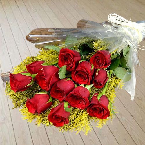 IFG's Beautiful Bouquet of Red Roses, 12 pcs Fresh Flowers - Same Day Delivery-image-45