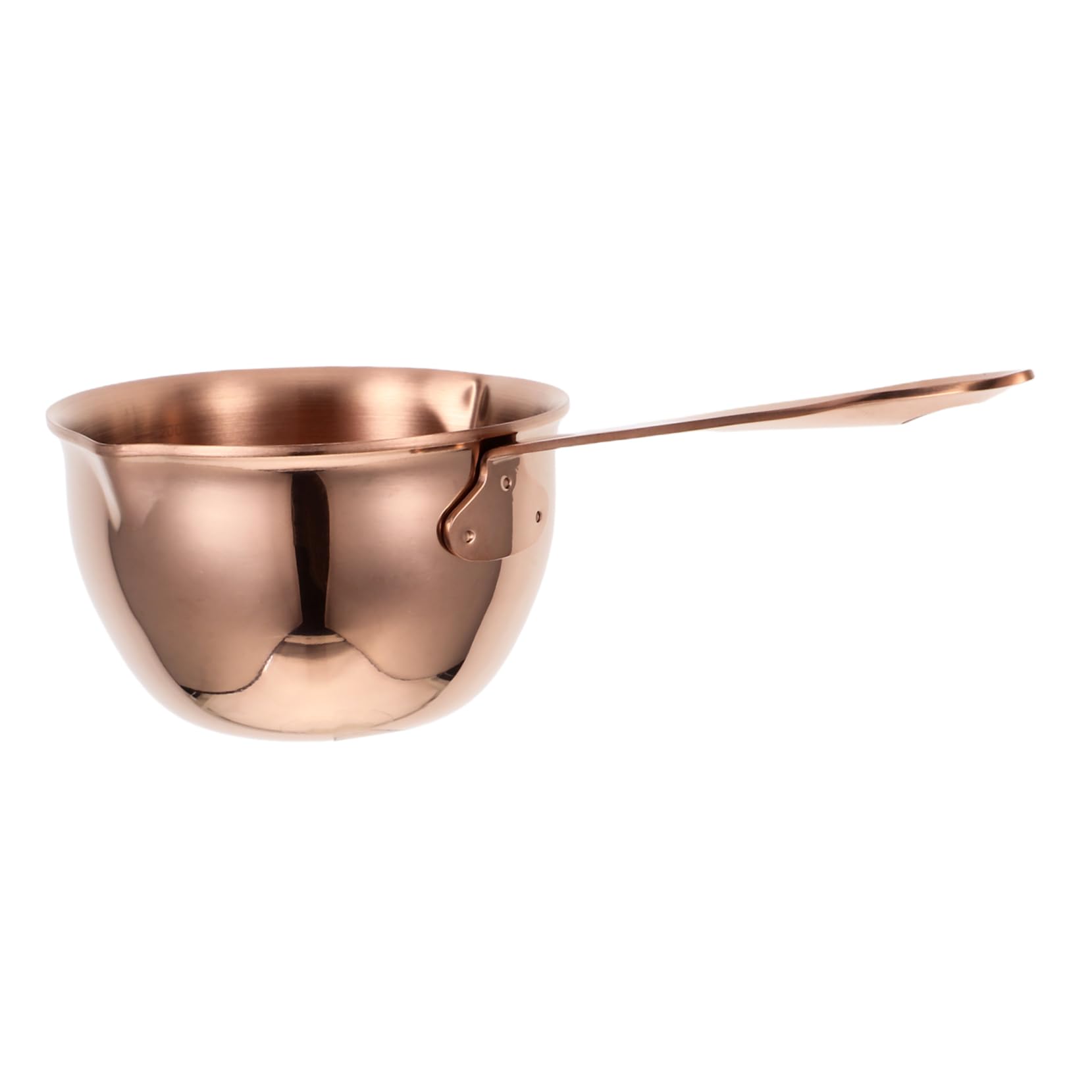 COLLBATH Stainless Steel Mini Pot for Melting Butter Heating Milk and Preparing Sauces Food Grade Sauce Warmer for Stove Top Cooking Compact Design for Home Use