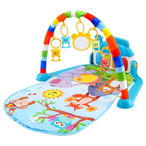 Gimnasio De Juegos Para Bebe, Manta De Juego Para Bebé Con Piano, Gimnasio Bebé Con Piano Musical Y Luces, Alfombra Gimnasios De Actividades Con Sonidos Y Accesorios, Tapete De Juego Para Gimnasios