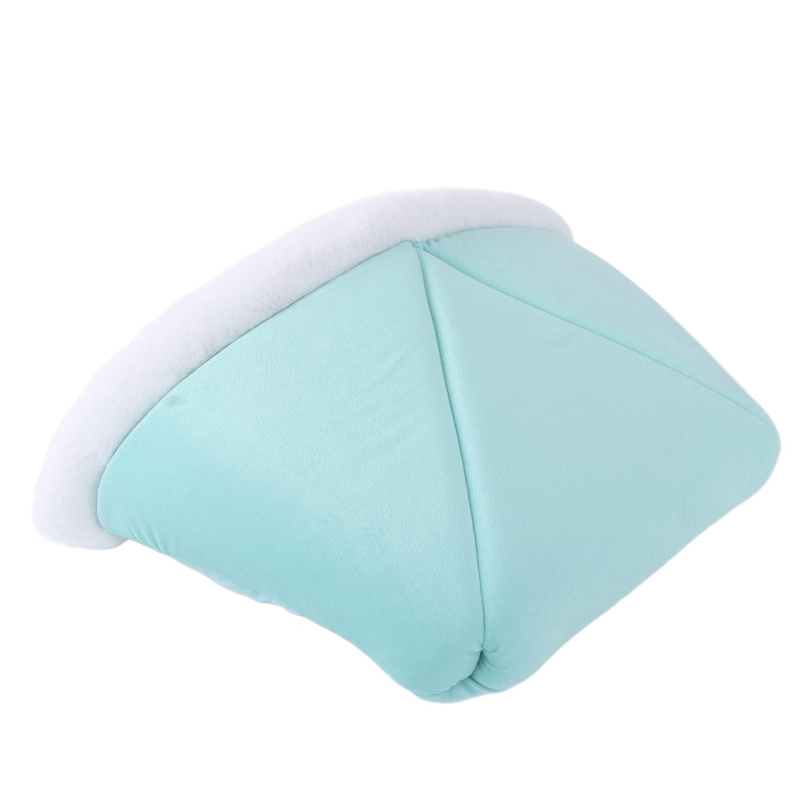Qcwwy Letti Letti per Gatti Mobili Cuccia per Gatti Cuccia Lavabile per Animali di Piccola Taglia Gattini Sacco a Pelo per in Peluche Sacco a Pelo per Soffice Semi Chiuso Gatto (Lettiera per