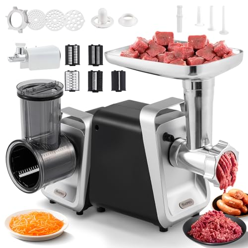 Huanyu Electric Meat Grinder and Cheese Grater (Nero)