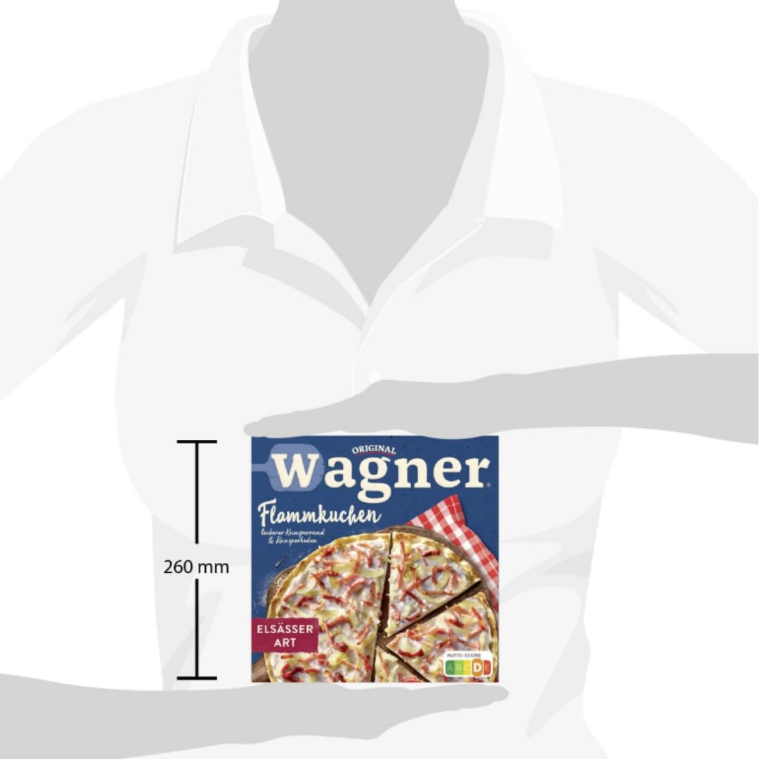 Wagner Pizza Flammkuchen Elsässer Art 300g x 4 Stück