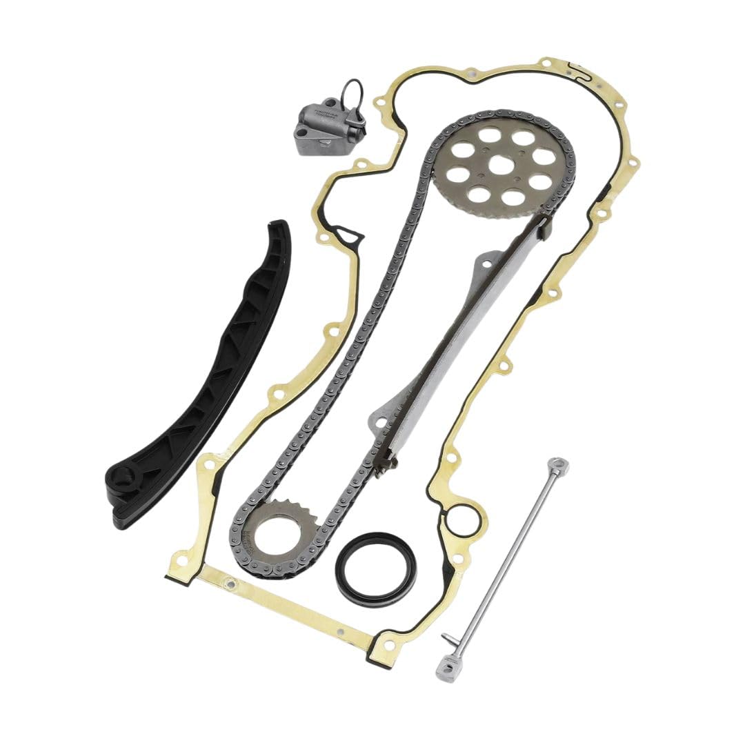 Kit Catena Distribuzione Compatibile con Fiat Punto 1.3 Multijet con Pompa e Cinghia Servizi