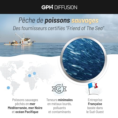 Oméga 3 - Huile de Poissons Sauvages - Cerveau - Vision - Coeur - EPA 660mg / DHA 440mg - 100 capsules - GPH Diffusion – Image 5