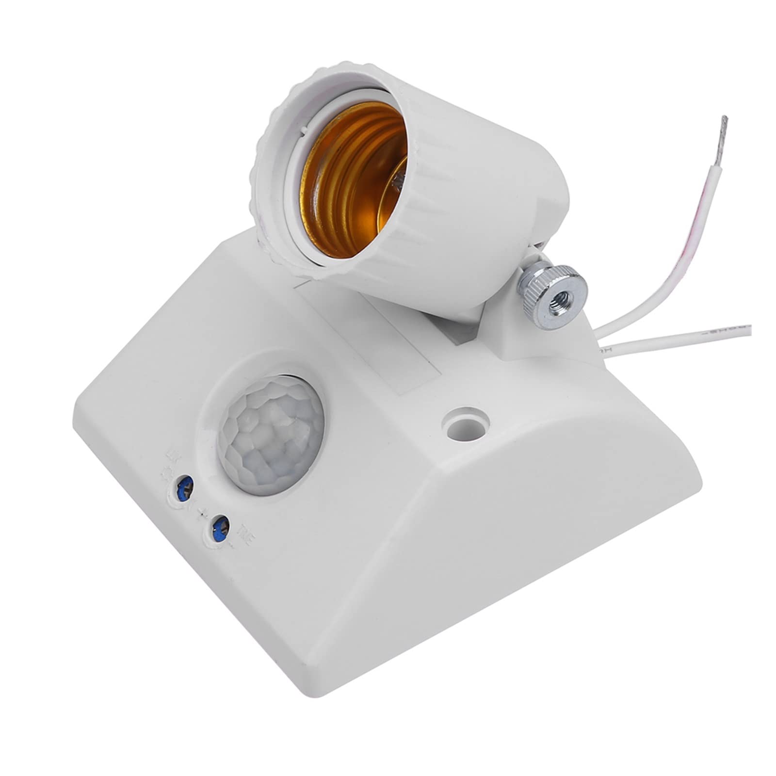 ATAYNHHOPK E27 Infrared Motion IR Sensor Light Lamp Holder Base Switch for Garage Toilet Corridor Lighting Parts Accessories Lamp Holder