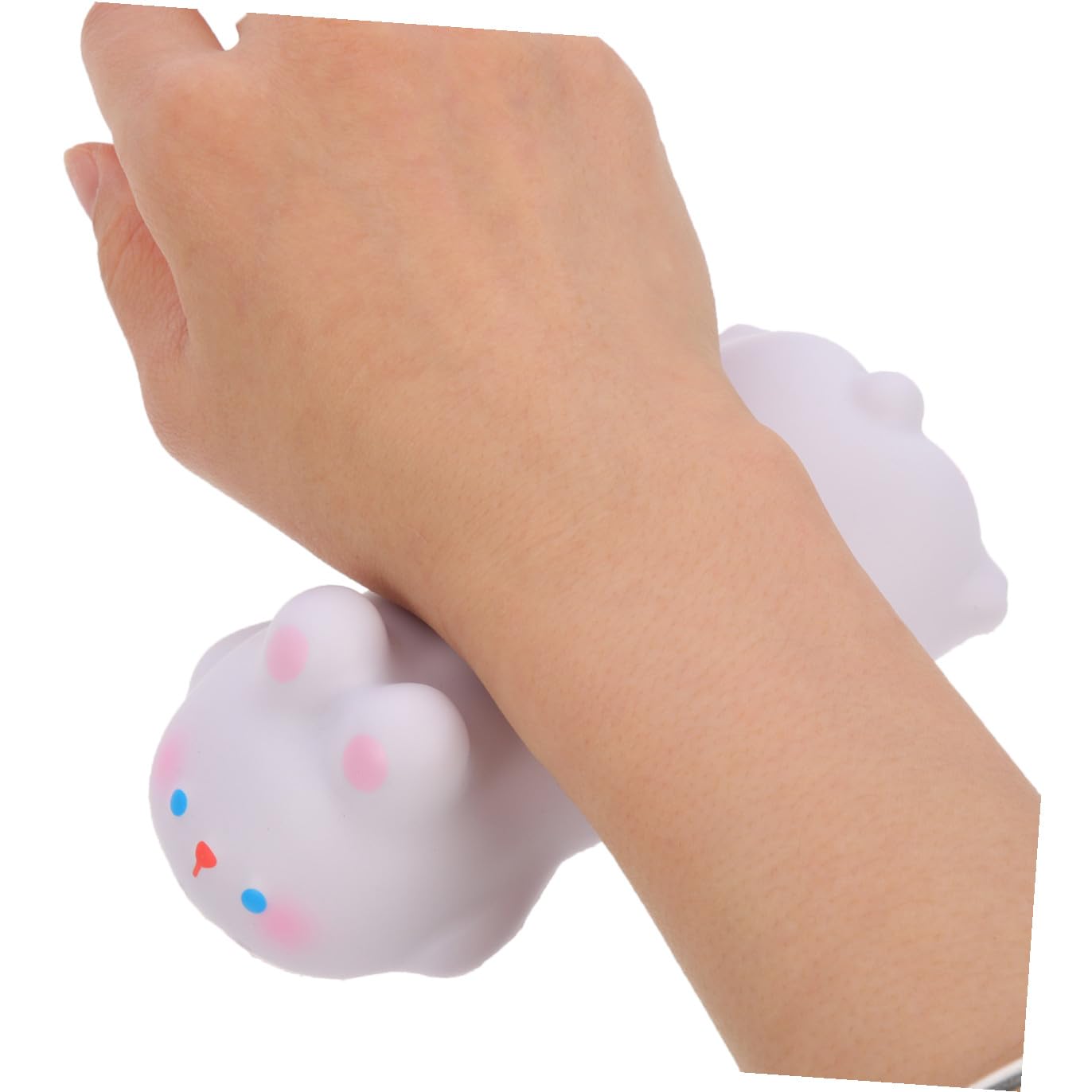 HOMSFOU 5 Pezzi Cuscino Poggiapolsi per Mouse Cartoon Bunny Ergonomico per Ufficio Design Leggero e Confortevole per Lavoro Alle e Fatica