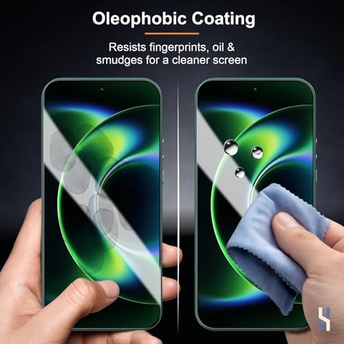 Image of Tempered Glass for Xiaomi 17 Ultra and Xiaomi 17 Pro Max (6.9 Inch) Military Grade 9H Screen Guard, Anti-Scratch, Shatterproof, Edge to Edge Full Coverage - Black Border