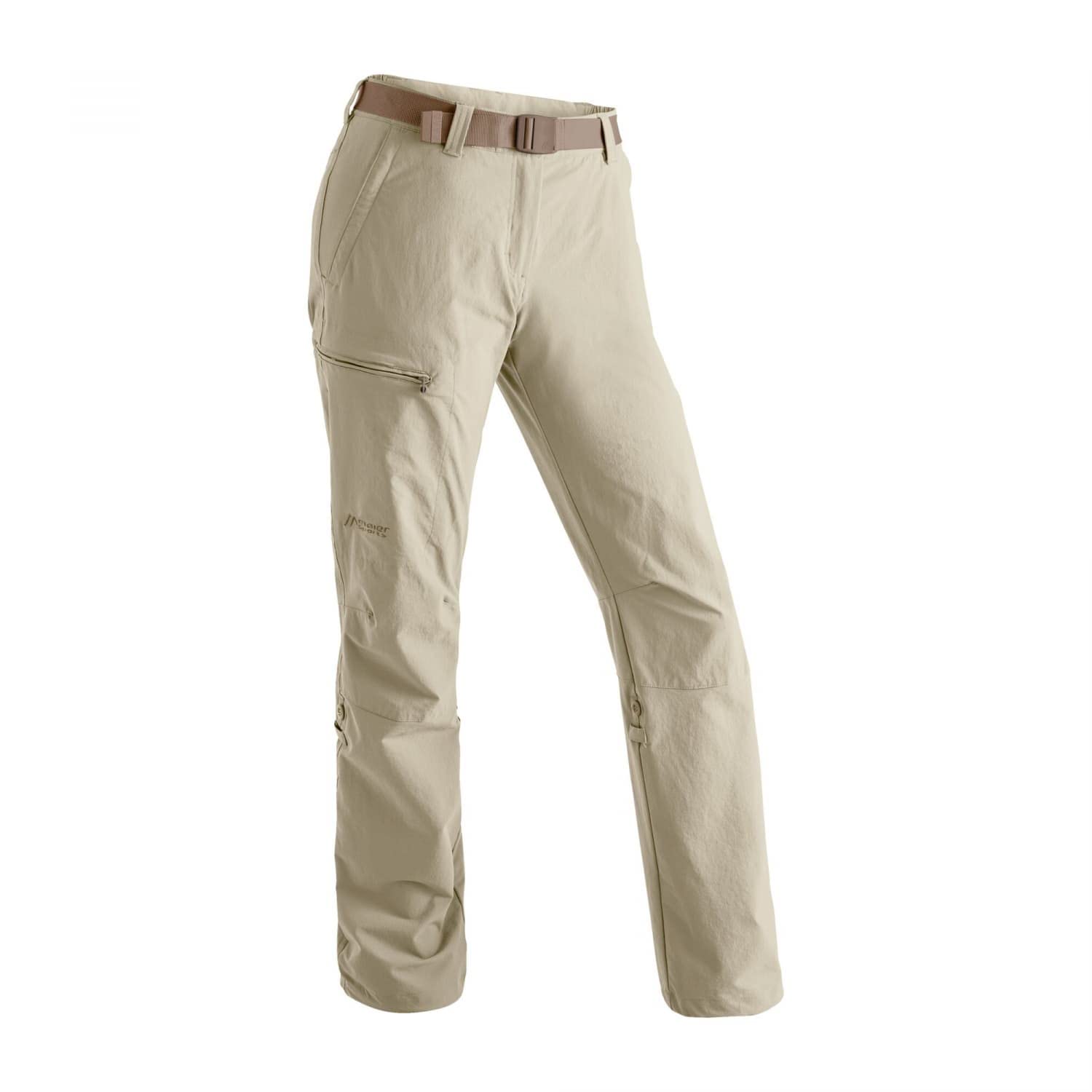 Maier Sports Lulaka, Damen Wanderhose, Wasserabweisende Outdoorhose für Trekking und Hiking, PFC-frei, mSTRETCH pro 4 & Dryprotec, Rollup-Funktion