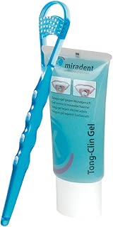 miradent Tong-Clin Set Zungenreiniger + Gel 50ml