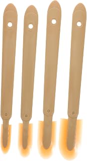 4pcs Caulk Finishing Tool Set Handle Grip for Tile Brick | PU and PP Build, Extended Reach Design, Khaki Color, Home Renovations and Construction Sites