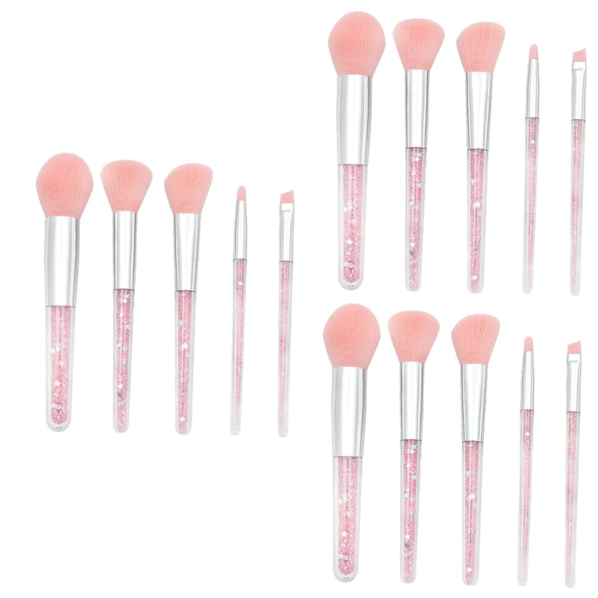 Set di 15 pennelli da trucco per gli occhi, set da donna, da viaggio, per il viso, set di pennelli per il trucco del viso, set di pennelli per il trucco per il, pennelli da trucco per donna,