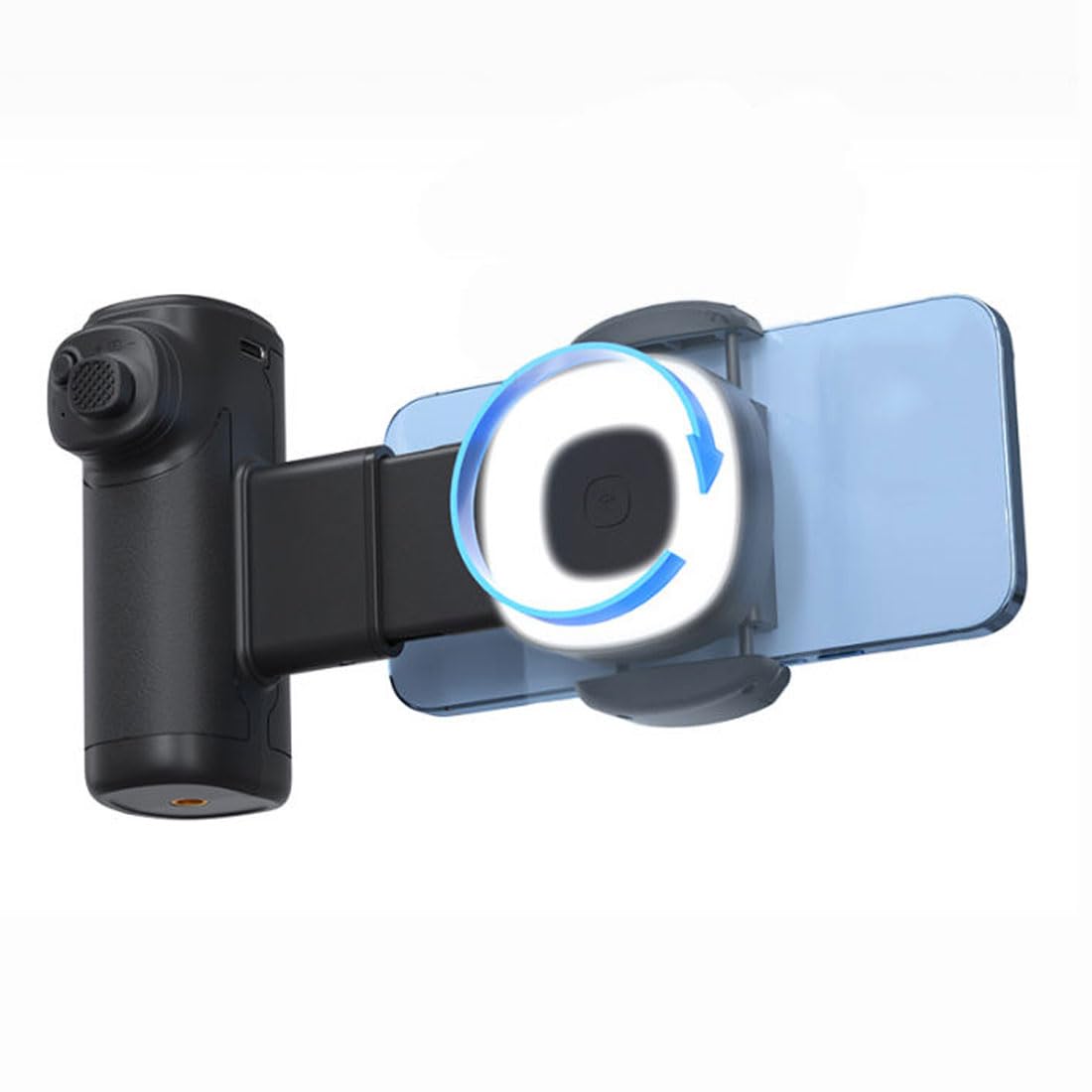 PHOTOMAX Single Axis Mobile Phone Stabilizer with Fill Light & Bluetooth Remote, Anti-Shake Photography Assistant, 3 Color Lighting Modes, Desktop Stand, Stable Grip for Video & Selfie-image-5