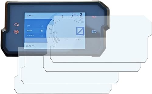 Speedo Angels Protector de pantalla de salpicadero compatible con 790 890 ADVENTURE (2019+) 2 x Ultra Clear & 2 x Anti Glare