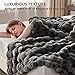Anysay Faux Fur Throw Blanket, 1000GSM Fluffy Soft Bubble Blanket for Couch Bed, Cozy Plush Warm and Thick Blanket, Fuzzy Rabbit Throw for Living Room Bedroom 50''*60'' Tie-dye Grey