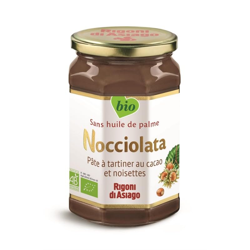 NOCCIOLATA - Nocciolata Pâte À Tartiner Bio Cacao Noisettes 650G - Lot De 3 - Vendu Par Lot