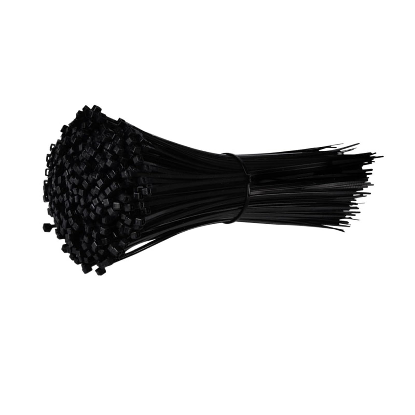 Nylon Cable Tie Buckle， Self-Locking Nylon Cable Ties, Black, Multiple Sizes, 100 Pcs, Indoor Outdoor, 50 LBS(3x100mm)