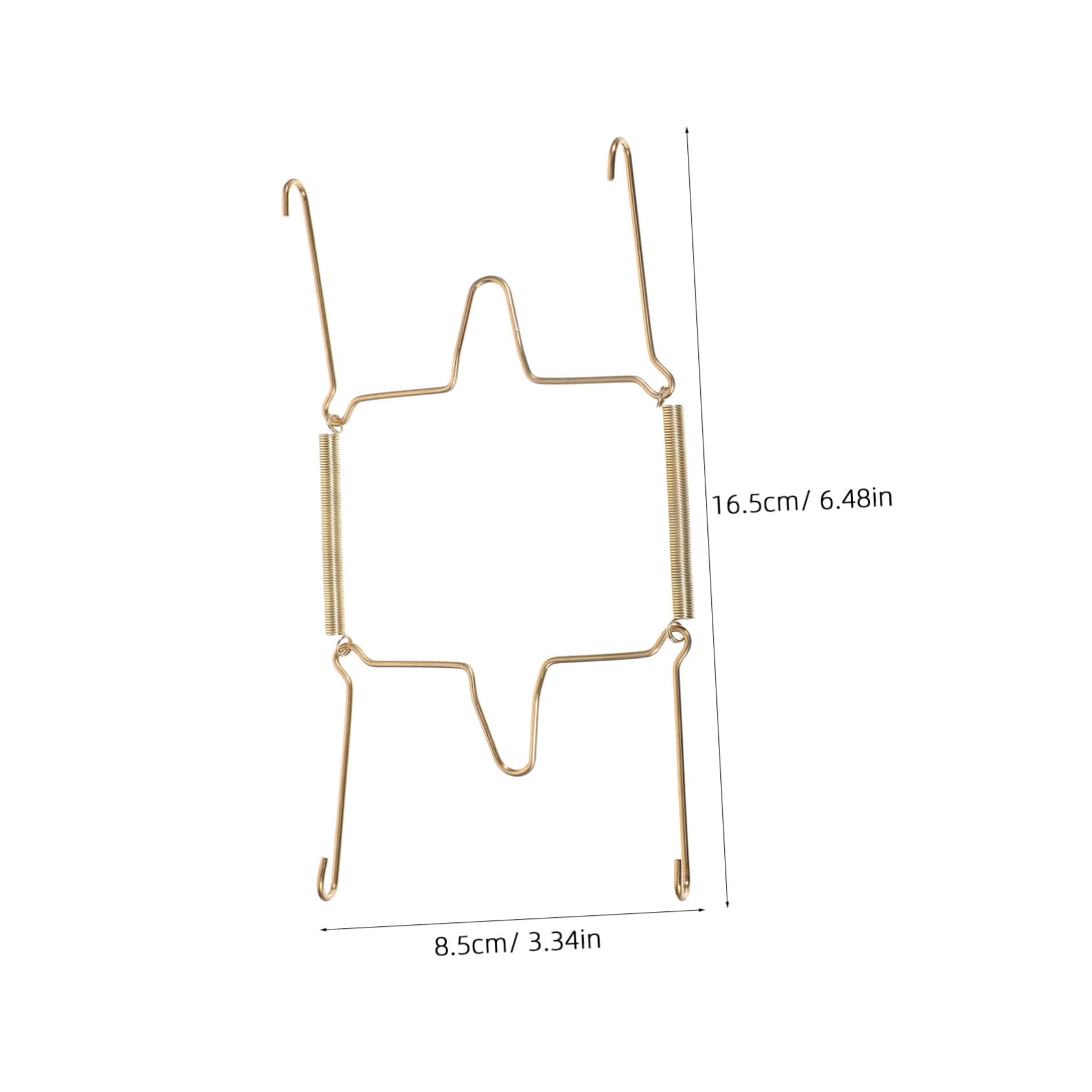 LALADEFIEE 2pcs Invisible Plate Hangers Heavy Duty Shaped Wall Hooks for Displaying Dish Plates No Damage to Walls Easy Installation Suitable for