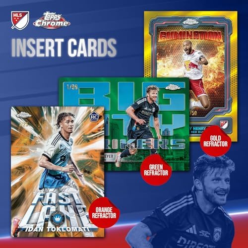 Topps Chrome MLS 2025 - Factory Sealed - Value Box - 5