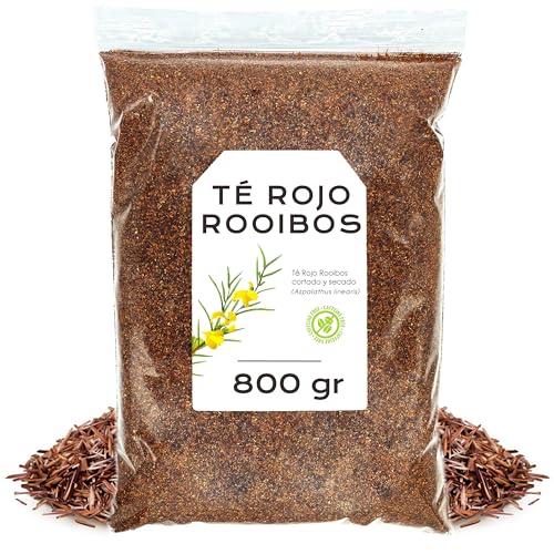 Te Rojo Rooibos 800g - Infusion de Rooibos - Te Rooibos - Rooibos Rojo - Te a Granel - Propiedades Naturales (800 gr, Té Rooibos) Te Rojo Rooibos 800g - Infusion de Rooibos - Te Rooibos - Rooibos Rojo - Te a Granel - Propiedades Naturales (800 gr, Té Rooibos)