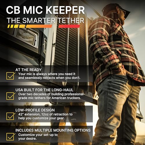 Image of Gear Keeper CB Mic Keeper - Retractable Mic Holder for CB Radio (RT3-4112)