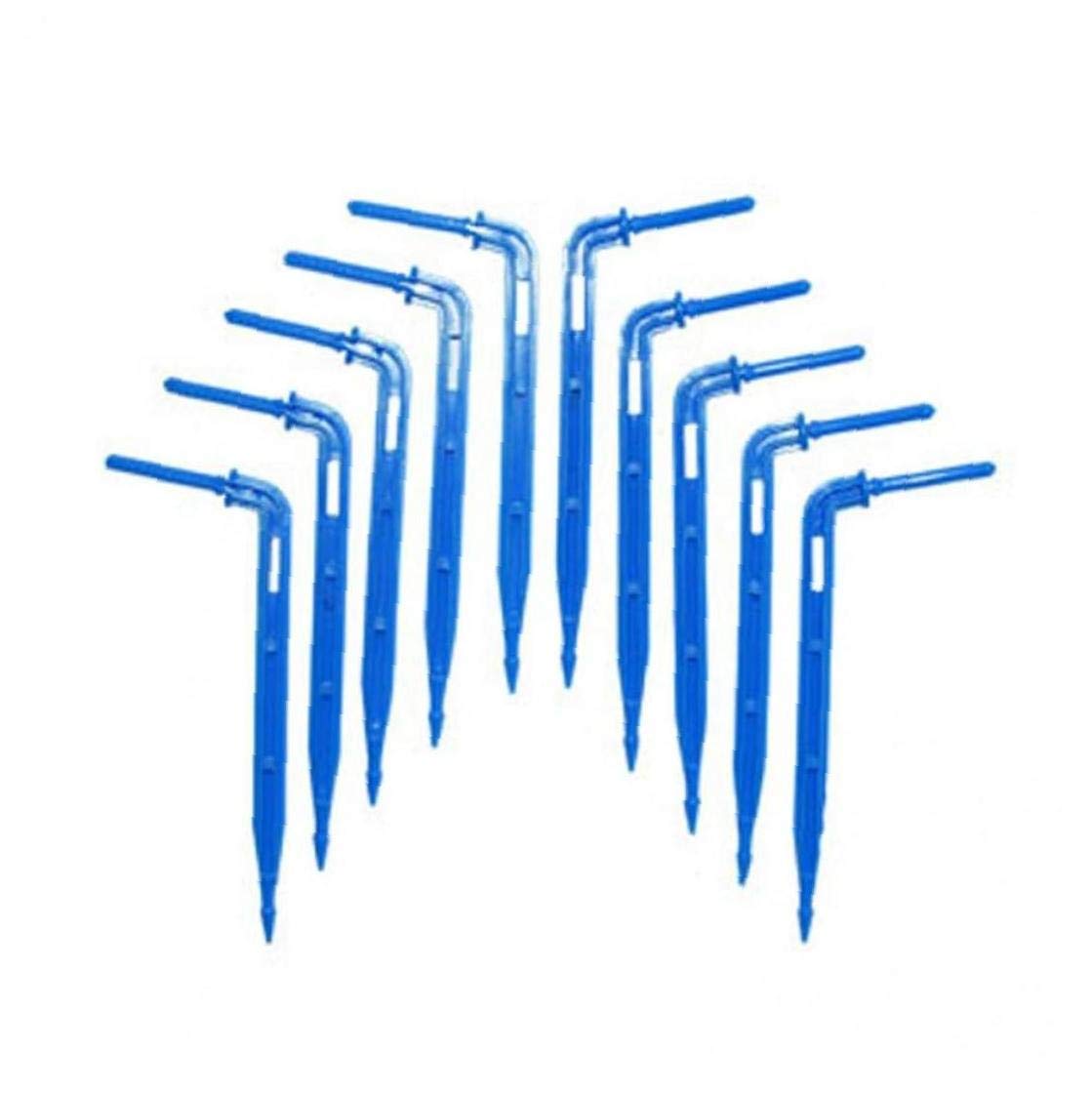 Culer 30Pcs Irrigation Drip Arrow Bend Arrow Drip Dropper For Greenhouse Water Saving Irrigation Fittings