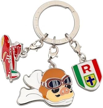 Amazon.co.jp: 紅の豚 3連キーリング ポルコロッソ : ホビー