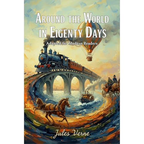Around the World in Eighty Days Audiolibro Por Jules Verne arte de portada
