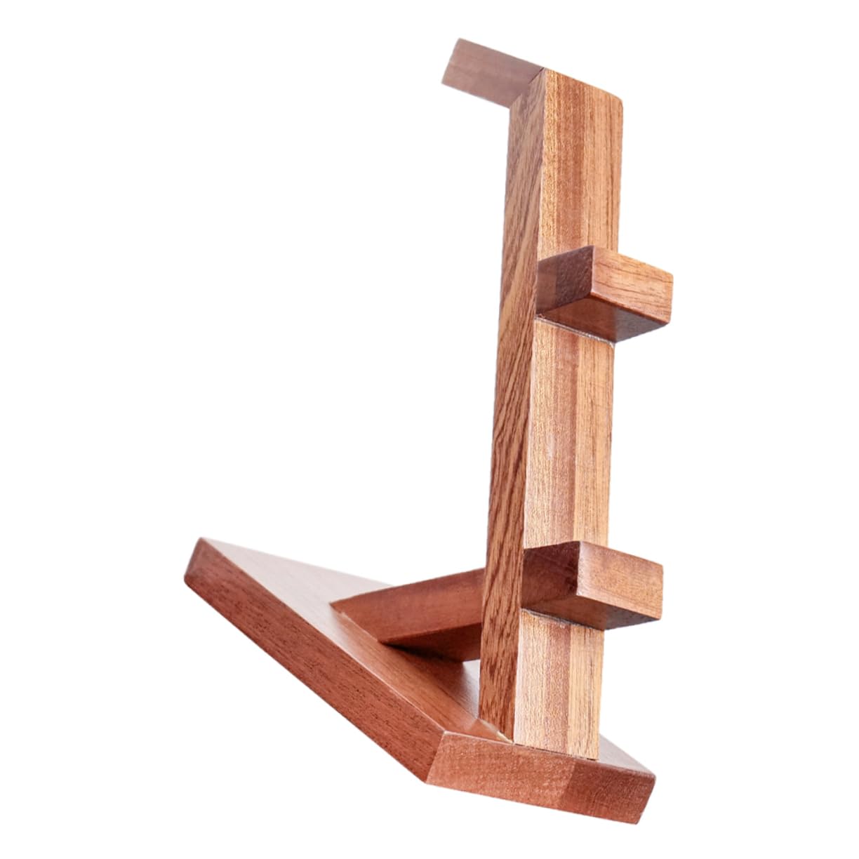 Homoyoyo Supporto per Conservare e Mostrare Accessori Gaming per Controller di Gioco e Cuffie per Protezione e Esposizione in Legno Marrone, Organizer Elegante