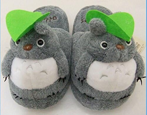 Come Home LoveTotoro Plush SLIPPERS （Size: 35-42 ）for men and women
