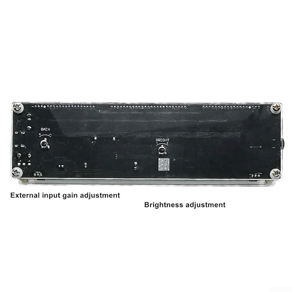 Kit De Bricolage Indicateur De Spectre Audio LED - VU Meter 100 LEDs Bicolores Avec Modes Et Sensibilité Ajustables