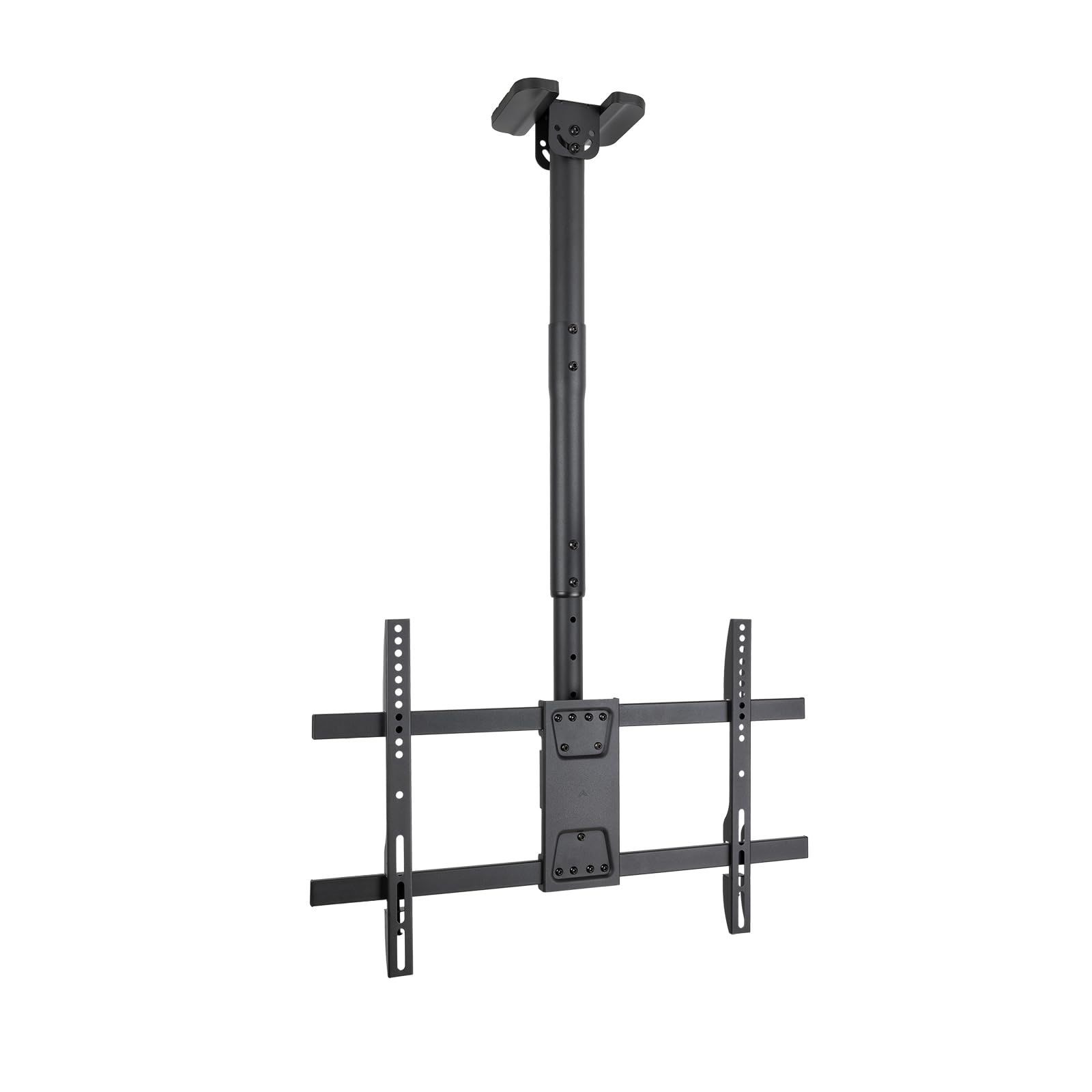 TOOQ LPCE1186TSLI-B - Supporto da soffitto estensibile, inclinabile e girevole per schermi 43"-86", fino a 60 kg di peso, VESA fino a 600x400, colore: nero