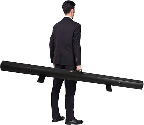 Miniatura 3 de MYOYAY Pantalla de proyector manual de 84 pulgadas 43 4K HD de pie, pantallas de proyección de video portátil y retráctil, pantallas de película