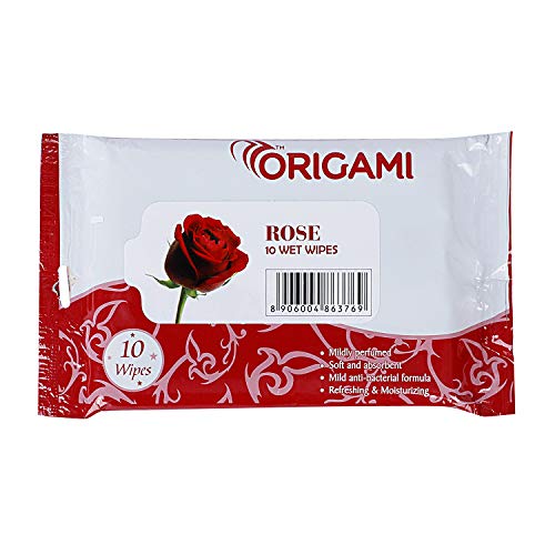 Image of Origami Wipes 15x20cm- 10 Pulls Per Pack - Pack of 10-100 Wipes - Assorted Fragrances