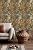 Vintique Floral Wallpaper Peel and Stick Boho Wall Paper Removable Waterproof Green Petal Pattern Contact Paper for Bedroom, Bathroom, Home Wall 17.3" x 118"