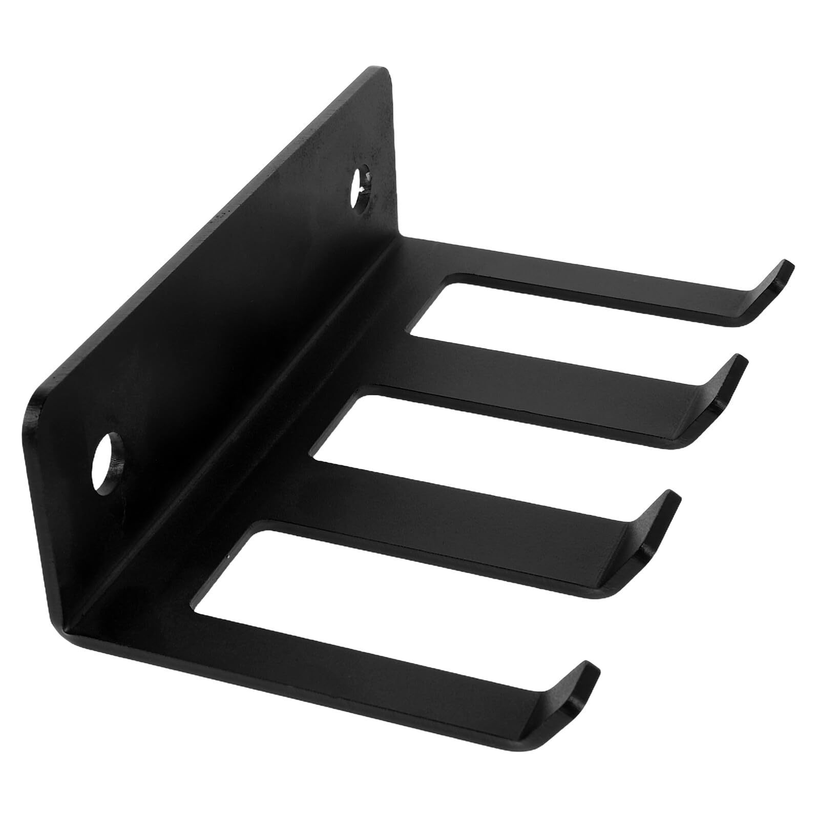Soporte de Barra de Pesas Montado Pared con Capacidad Robusta Sistema de Tres Ganchos para Rack de Sentadillas Soporte Vertical Compacto para Accesorios de Gimnasio Casa