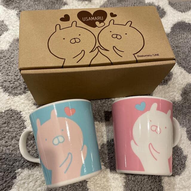 うさまる うさこ ペアマグカップ