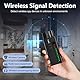 FOWARD GAUSS Professioneller Verborgene Kamera Detektor Anti-Spionage-Bug-Detektor RF-Signal-Scanner Detektor für GPS-Tracker/Abhören/Magnetische Drahtlose Geräte Tragbarer Spionage-Kameradetektor