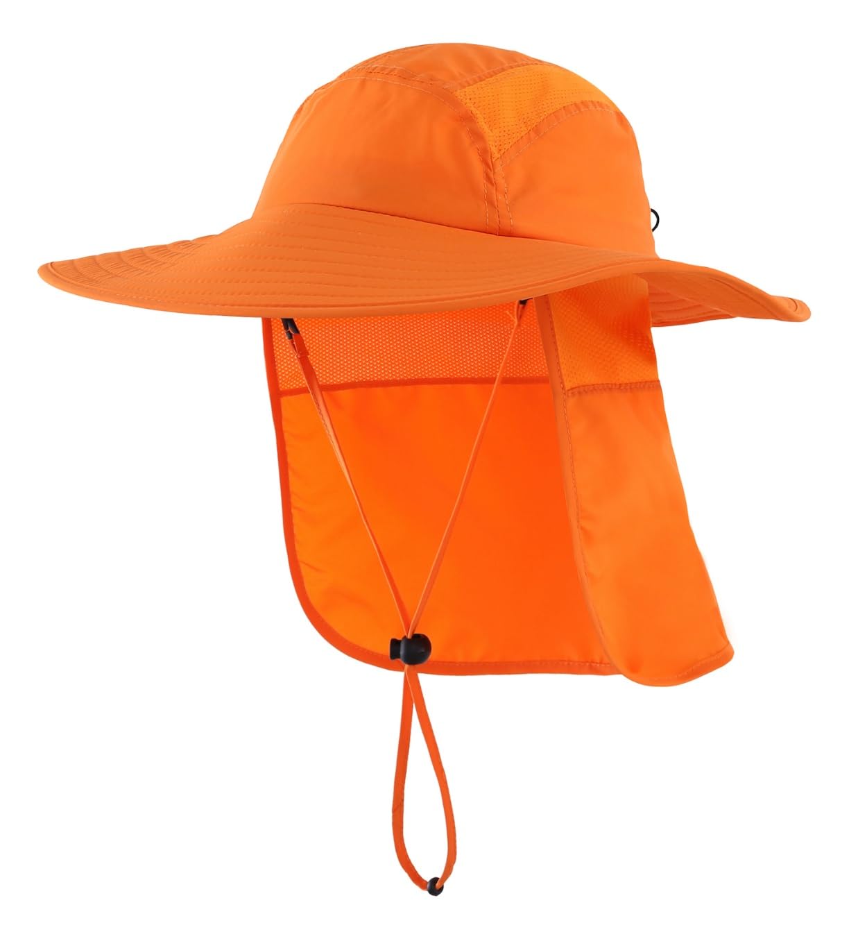 Magracy Men's UPF 50+ Sun Hat with Neck Protection Wide Brim Mesh Safari Hat Fishing Hat